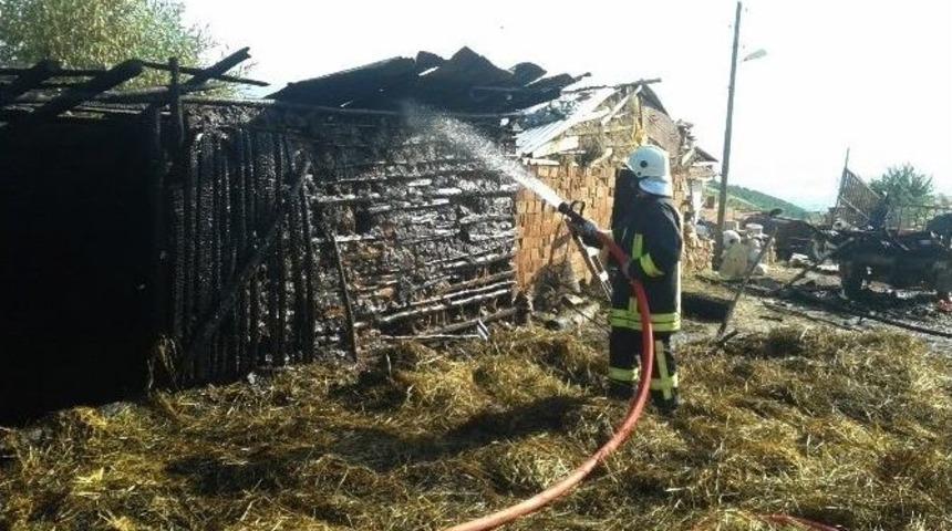 Hisarcık&rsquo;ta Yangın