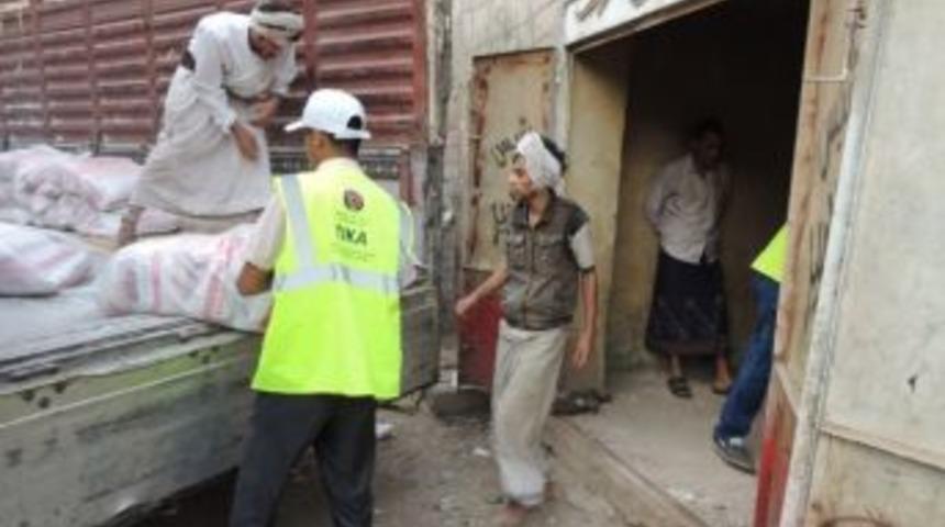 Tika&rsquo;dan Yemen&rsquo;e Gıda Yardımı