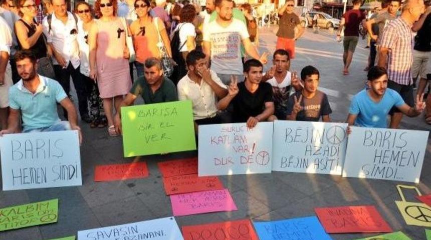 Bodrum'da 'barış Istiyoruz' Eylemi