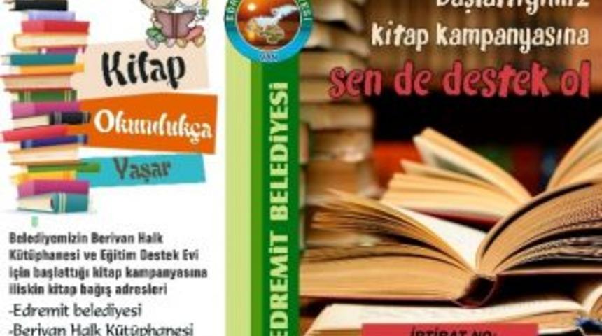 Edremit Belediyesi&rsquo;nden Kitap Kampanyası