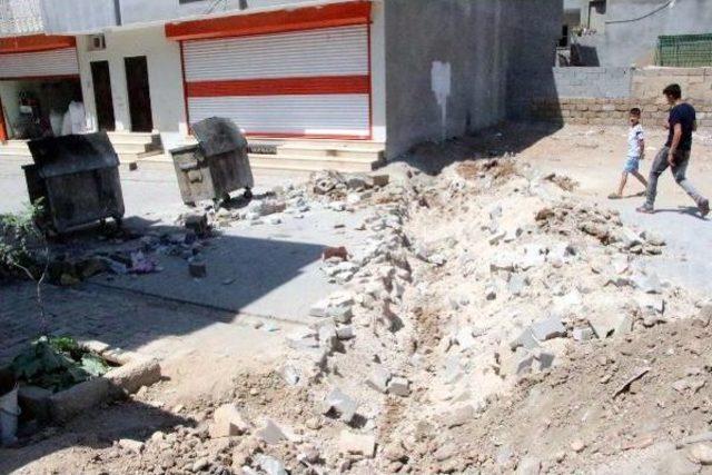 Nusaybin'de Ydg-H Üyeleri Ara Sokaklara Hendek Kazdı