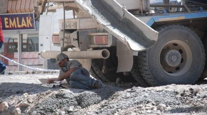 Beton Mikseri Arkasında Tehlikeli Serinlik
