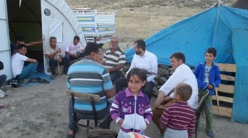 Birlik Başkanı Akın, Yaylacıları Ziyaret Etti