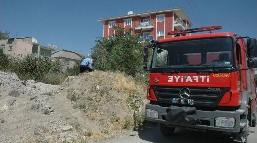 Van&rsquo;da Ot Yangını