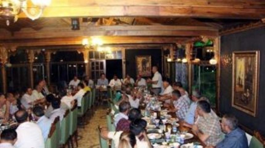 Eski Develi Kaymakamı Enver &Uuml;nl&uuml;&rsquo;ye Veda Yemeği