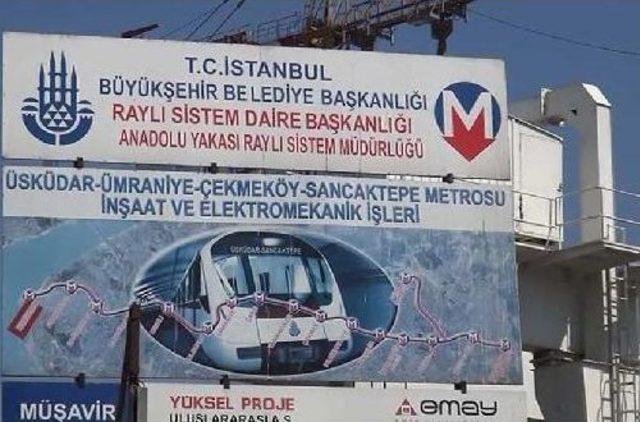 Üsküdar'da Metro Inşaatı Yakınındaki Sokakta 7 Bina Tahliye Edildi