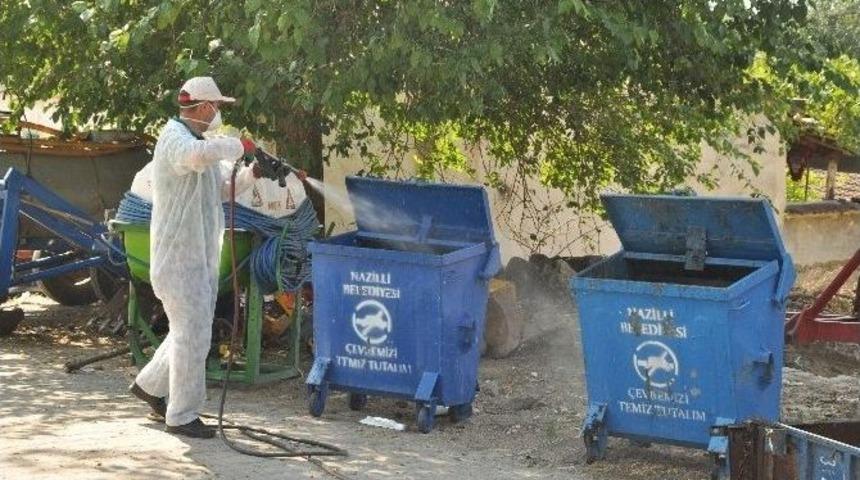 Nazilli Belediyesi&rsquo;nin Haşereyle M&uuml;cadelesi Her Mahallede Devam Ediyor