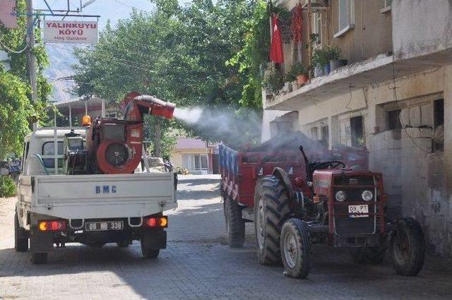 Nazilli Belediyesi’nin Haşereyle Mücadelesi Her Mahallede Devam Ediyor