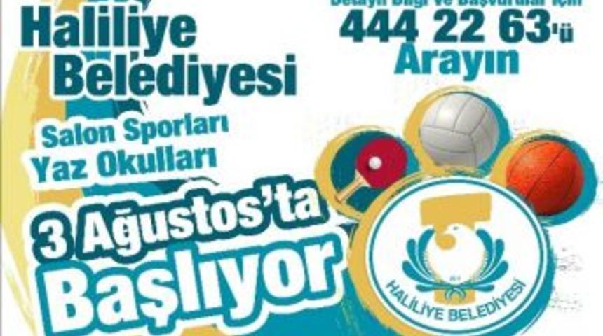 Haliliye Belediyesi Yaz Spor Okulları A&ccedil;ılıyor