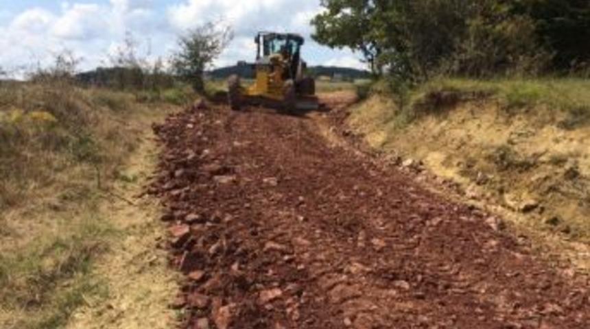 İzmit Belediyesi&rsquo;nden K&ouml;ylerde Yol &Ccedil;alışması