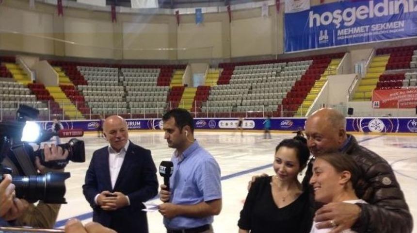 Erzurum Buz&rsquo;un Kamp Merkezi Oldu