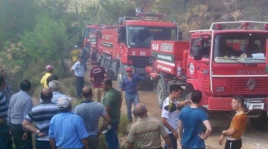 Balıkesir&rsquo;de Orman Yangını...