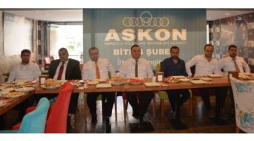 Askon Bitlis Şubesi Basınla Bir Araya Geldi