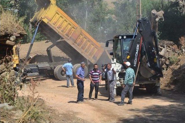 Muş’ta Asfalt Çalışması