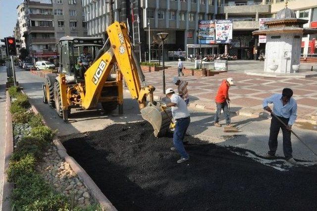 Nazilli Belediyesi Bozulan Yolu Yaptı