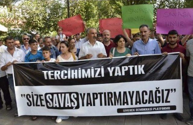 Siverek'te 'savaşa Hayır' Protestosu