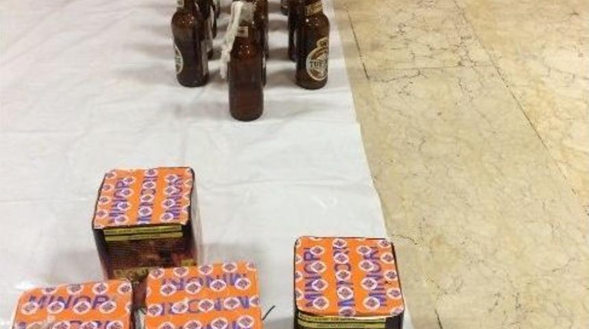 Sancaktepe&rsquo;de Molotof Ve Hava-i Fişek Ele Ge&ccedil;irildi