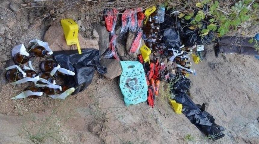 Ormanda Molotof Hazırlayan 9 Kişi Su&ccedil;&uuml;st&uuml; Yakalandı