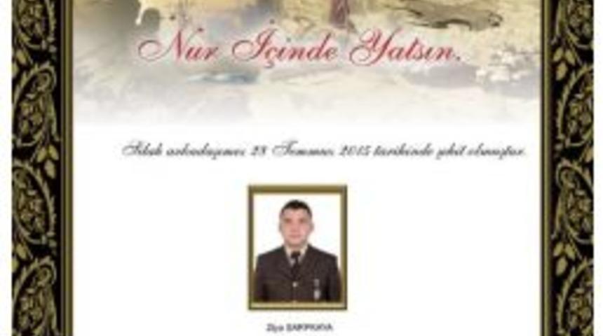 Genelkurmay Başkanı Orgeneral &Ouml;zel, Şehit Uzman &Ccedil;avuş Sarpkaya İ&ccedil;in Mesaj Yayımladı