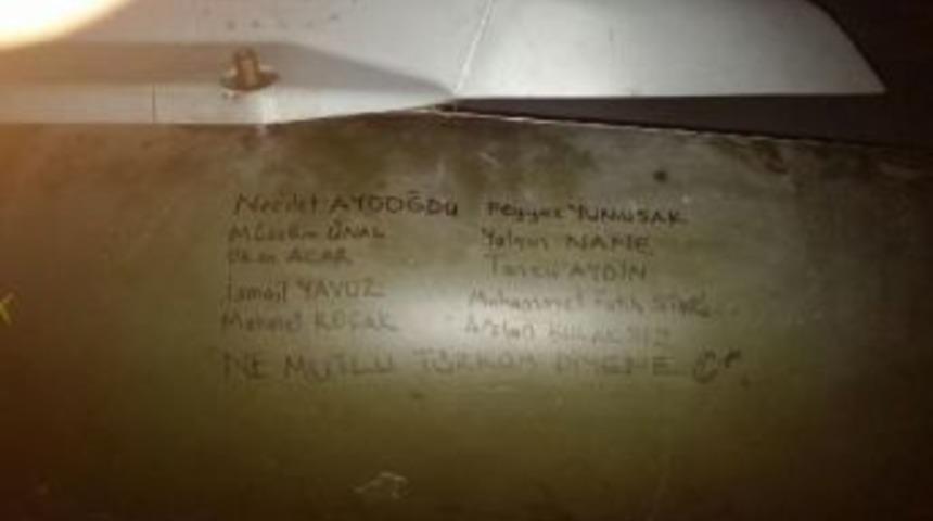 Hava Harekatında Kullanan Füzelere Şehitlerin Isimleri Yazıldı (2)  - Yeniden
