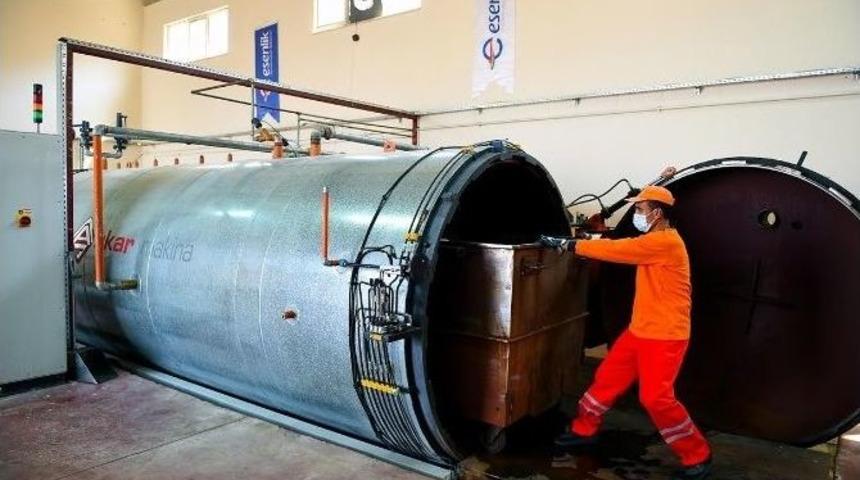 Aylık 100 Ton Tıbbi Atık Zararsız Hale Getiriliyor