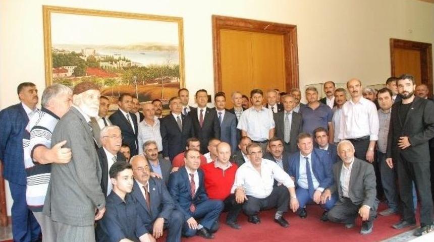 Hemşerileri Tbmm Başkanı Yılmaz’ı Ziyaret Etti