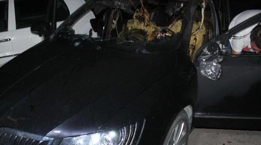 Diyarbakır&rsquo;da Bir Ara&ccedil; Kundaklandı