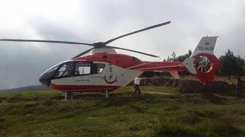 Hava Ambulansı Yayla Mevsiminde Yoğun Mesai Yapıyor