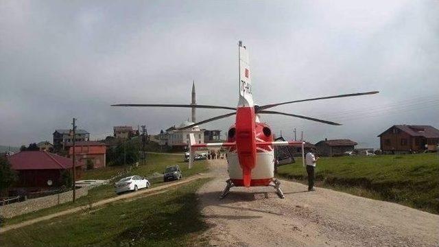 Hava Ambulansı Yayla Mevsiminde Yoğun Mesai Yapıyor