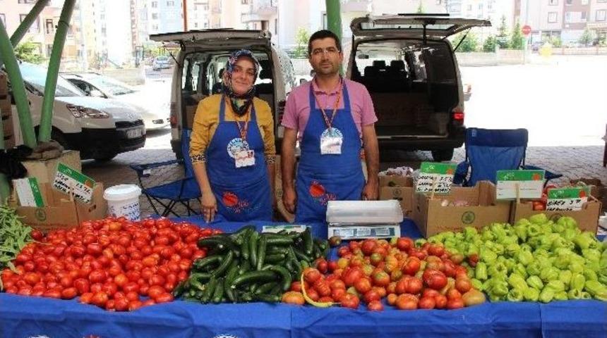 Talas&rsquo;da Y&uuml;zde 100 Ekolojik Pazar A&ccedil;ıldı