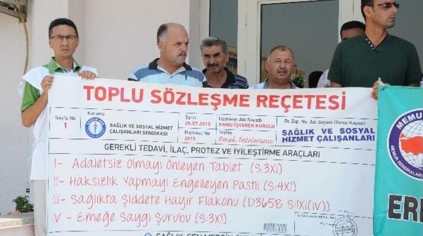 Sağlık-sen&rsquo;den Toplu S&ouml;zleşme Re&ccedil;etesi