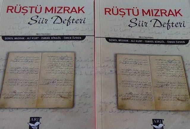 Rüştü Mızrak Şiir Kitabı Tanıtımı Yapıldı