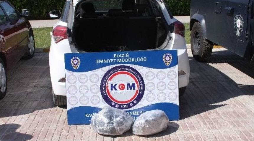 Elazığ&rsquo;da 13 Kilo Esrar Ele Ge&ccedil;irildi
