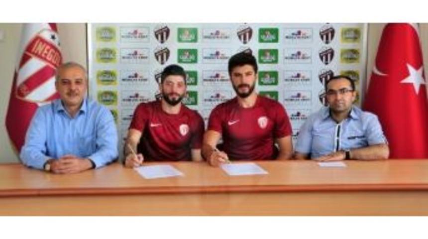 İneg&ouml;lspor&rsquo;da &Ccedil;ifte İmza
