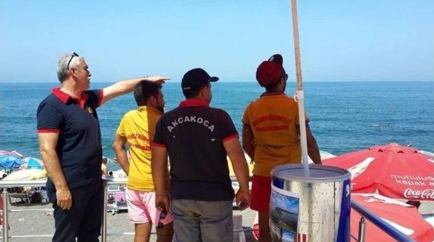 Ak&ccedil;akoca&rsquo;da Cankurtaranlar Denetleniyor