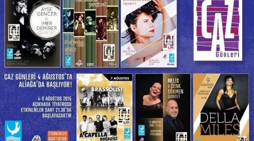 Aliağa&rsquo;da Caz R&uuml;zg&acirc;rları Esecek