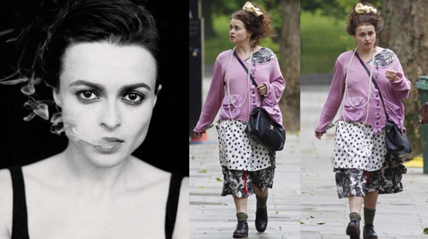 Helena Bonham Carter farkı: Bunu başkası giyse sosyal lin&ccedil;e maruz kalırdı 