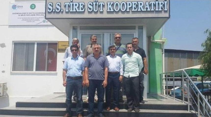 Tire S&uuml;t Kooperatifi&rsquo;ne İnceleme Gezisi Ger&ccedil;ekleştirildi