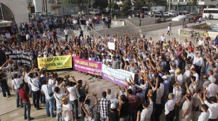 Şanlıurfa&rsquo;Da Hdp'lilerden Protesto