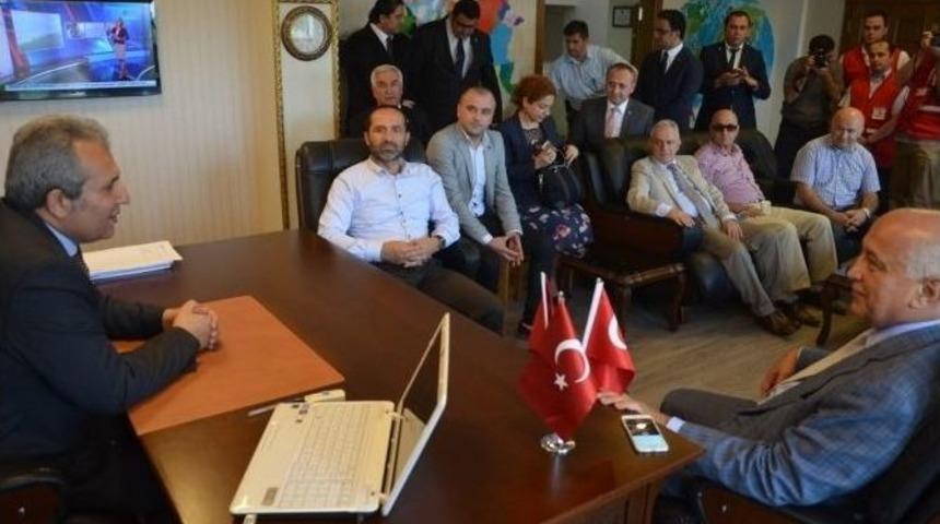 T&uuml;rk Kızılayı Genel Başkanı Akar Fatsa&rsquo;da