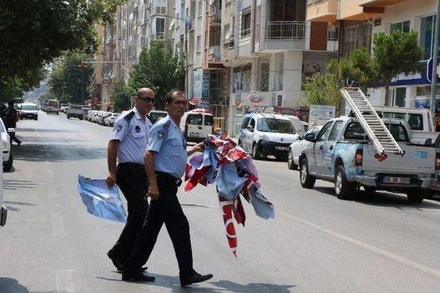 Manisa’da Billboard Polemiği Bayrak Krizine Döndü