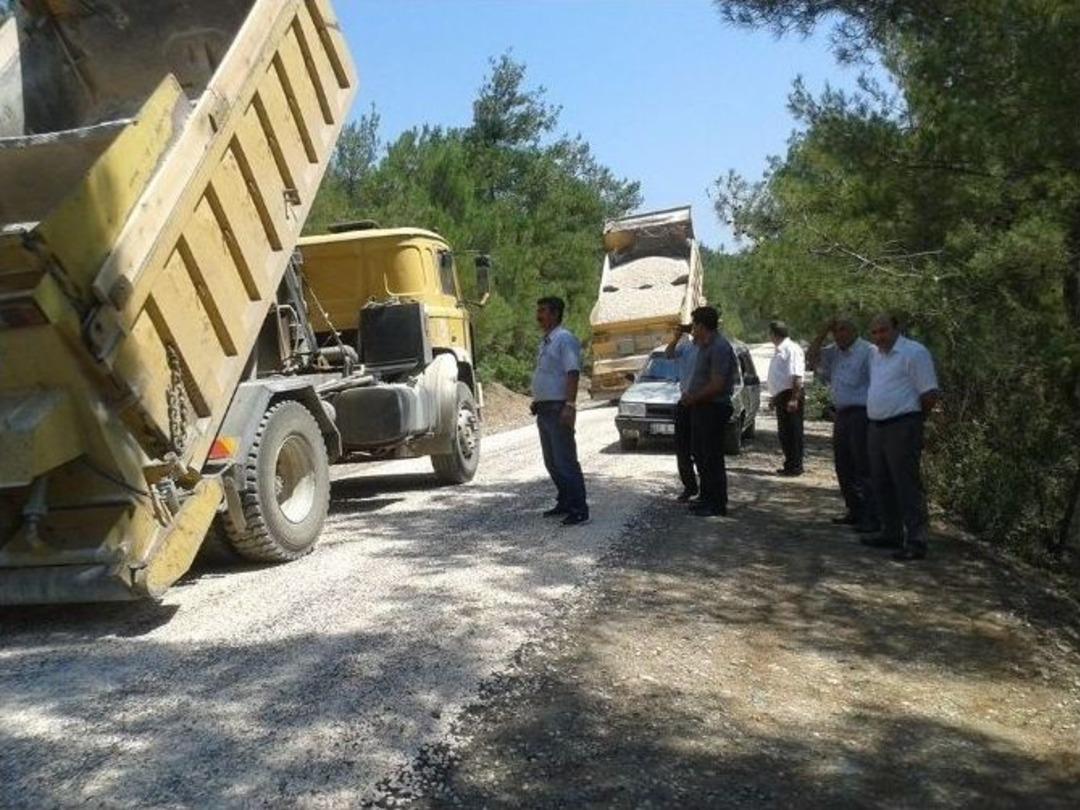 Kaymakam &Ccedil;akıcı, Yol Ve G&ouml;let &Ccedil;alışmalarını İnceledi