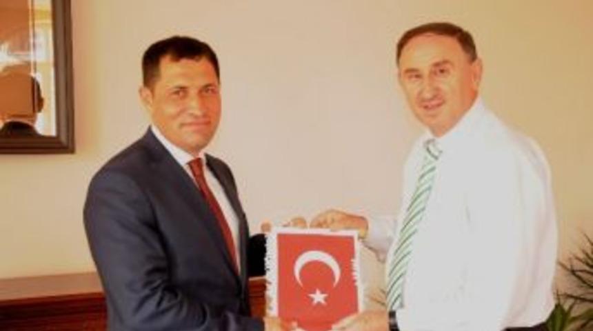 Başkan Kurtulan&rsquo;dan Yeni Kaymakam Masatlı&rsquo;ya Ziyaret