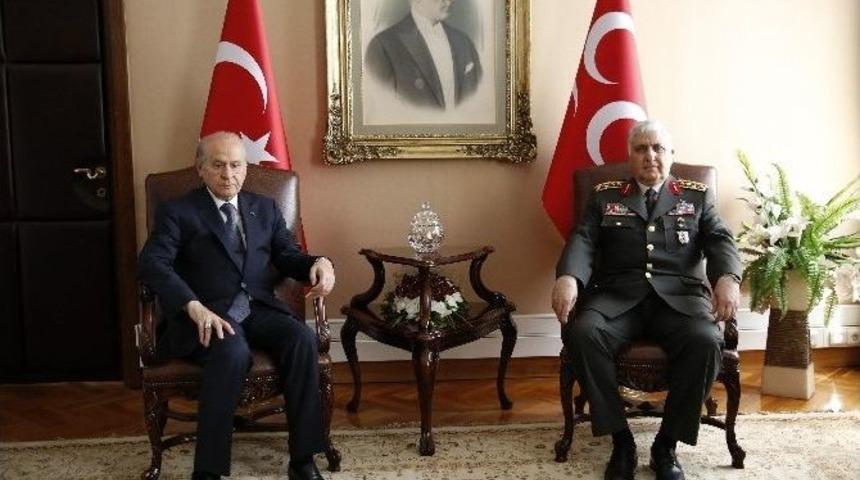 Genelkurmay Başkanı Orgeneral &Ouml;zel&rsquo;in, Bah&ccedil;eli&rsquo;ye Veda Ziyareti Sona Erdi