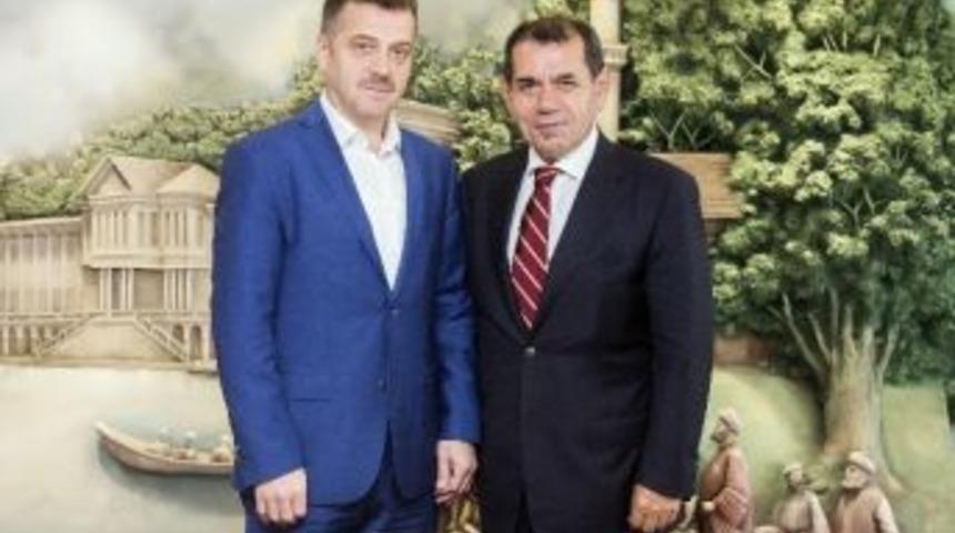 Galatasaray Başkanı &Ouml;zbek&rsquo;ten Başkan Usta&rsquo;ya Nezaket Ziyareti