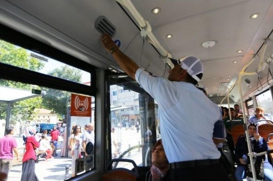 Halk Otob&uuml;slerine Klima Denetimi