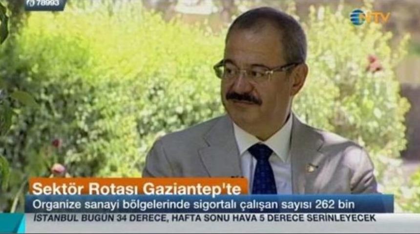 Konukoğlu, Ntv&rsquo;de Gaziantep Ekonomisini Anlattı
