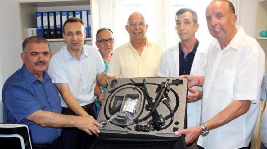 Fethiye'deki Yerleşik İngilizler, Hastaneye Gastroskopi Cihazı Bağışladı