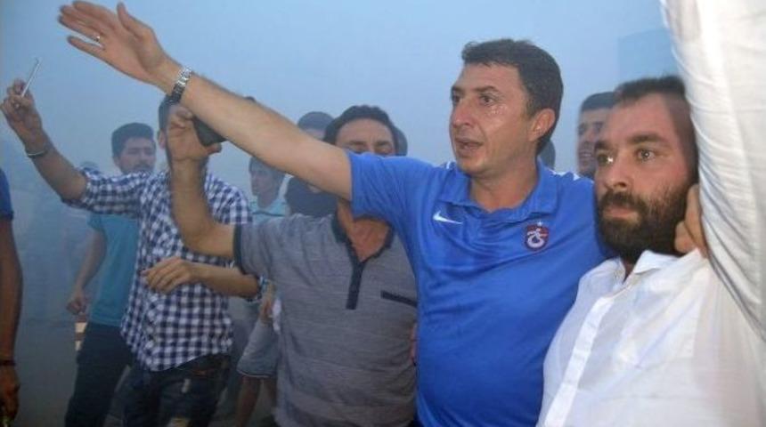 Trabzonspor Karşılamasında Arbede Yaşandı