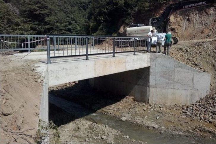 Akçakoca’da Köprü İnşaatı Tamamlanarak Ulaşıma Açıldı